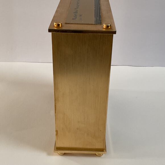 VTG 80s Seiko Quartz World Time Zone Clock With Airplane Second Hand Desk Mantle - Picture 7 of 12